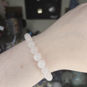 Rose Quartz Crystal Beaded Bracelet